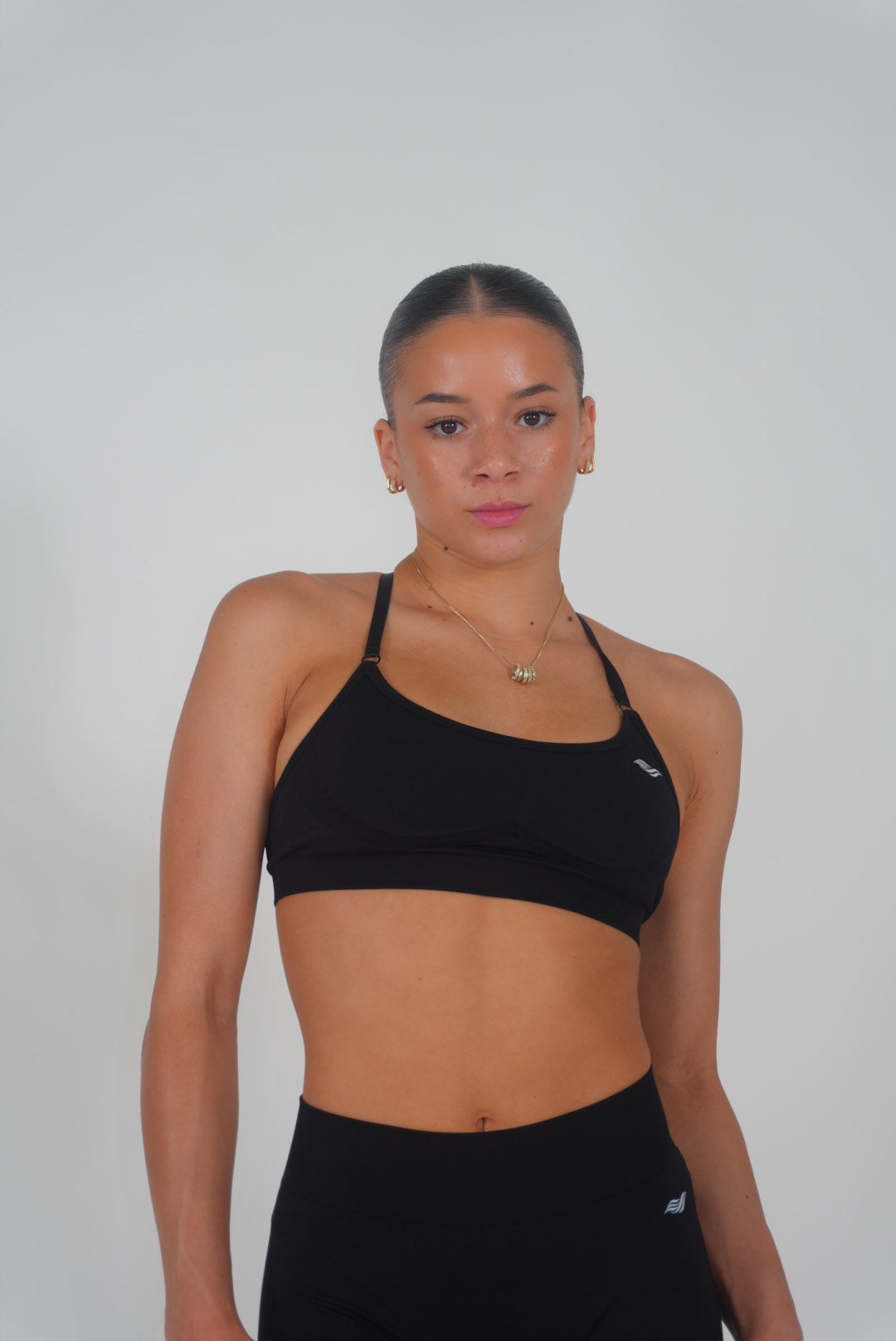Aire sculpt sports bra - caviar