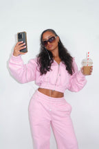 Off-Duty Cropped Hoodie
