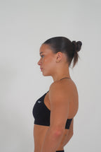 Aire sculpt sports bra - caviar