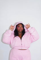 Off-Duty Cropped Hoodie