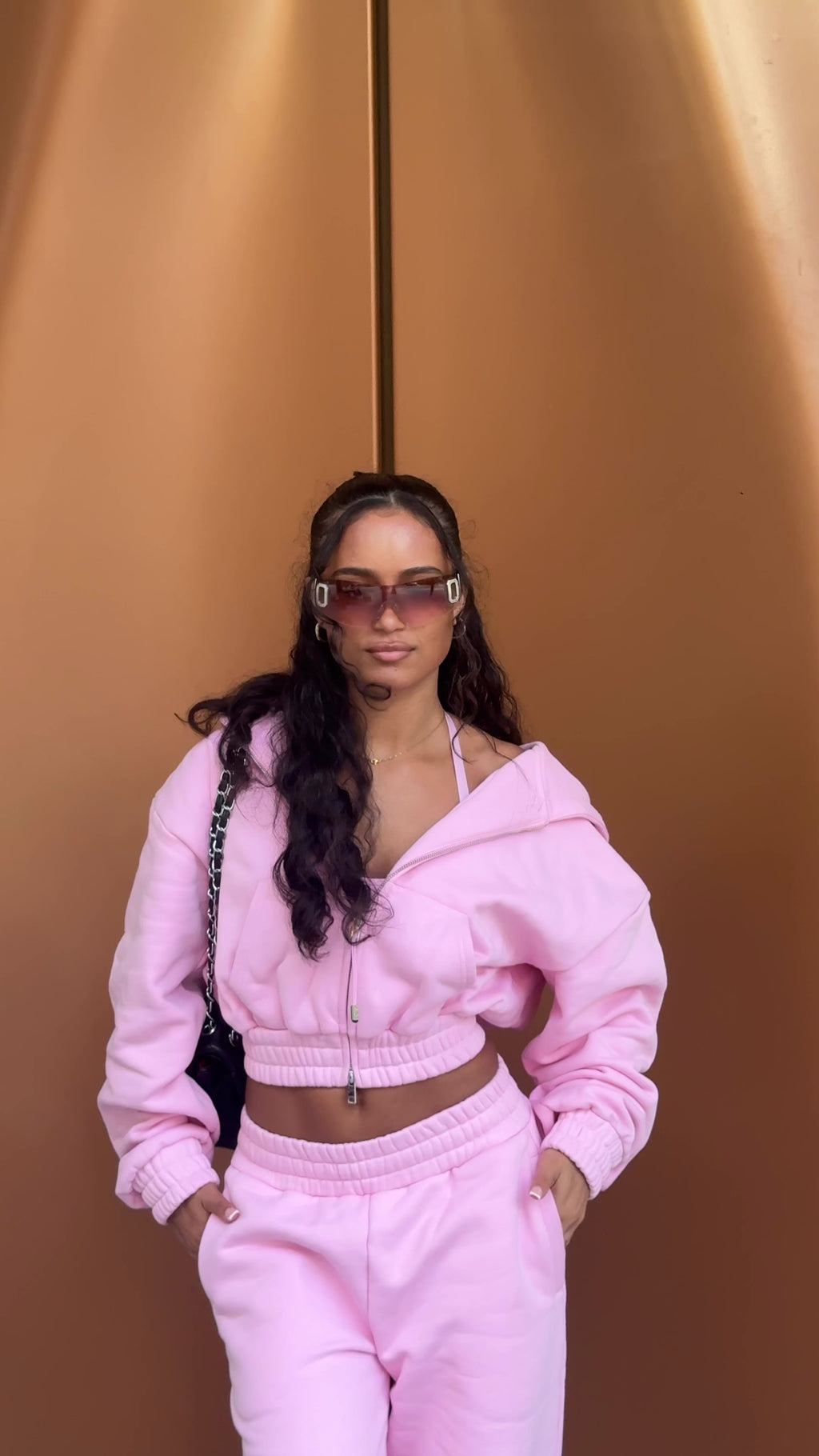 Off-Duty Cropped Hoodie